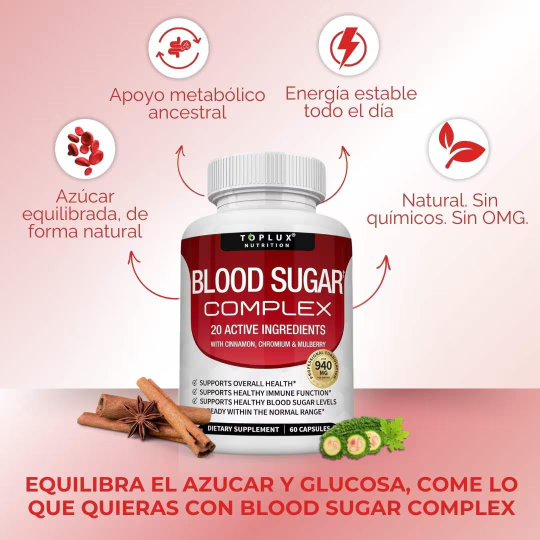 BloodSugar™ Complex l Tu cuerpo trabaja mejor cuando tu azúcar está en equilibrio — mira cómo lograrlo 👇 + ENVÍO GRATIS