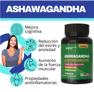 Ashwagandha™  ¿Estrés, ansiedad o agotamiento mental constante?