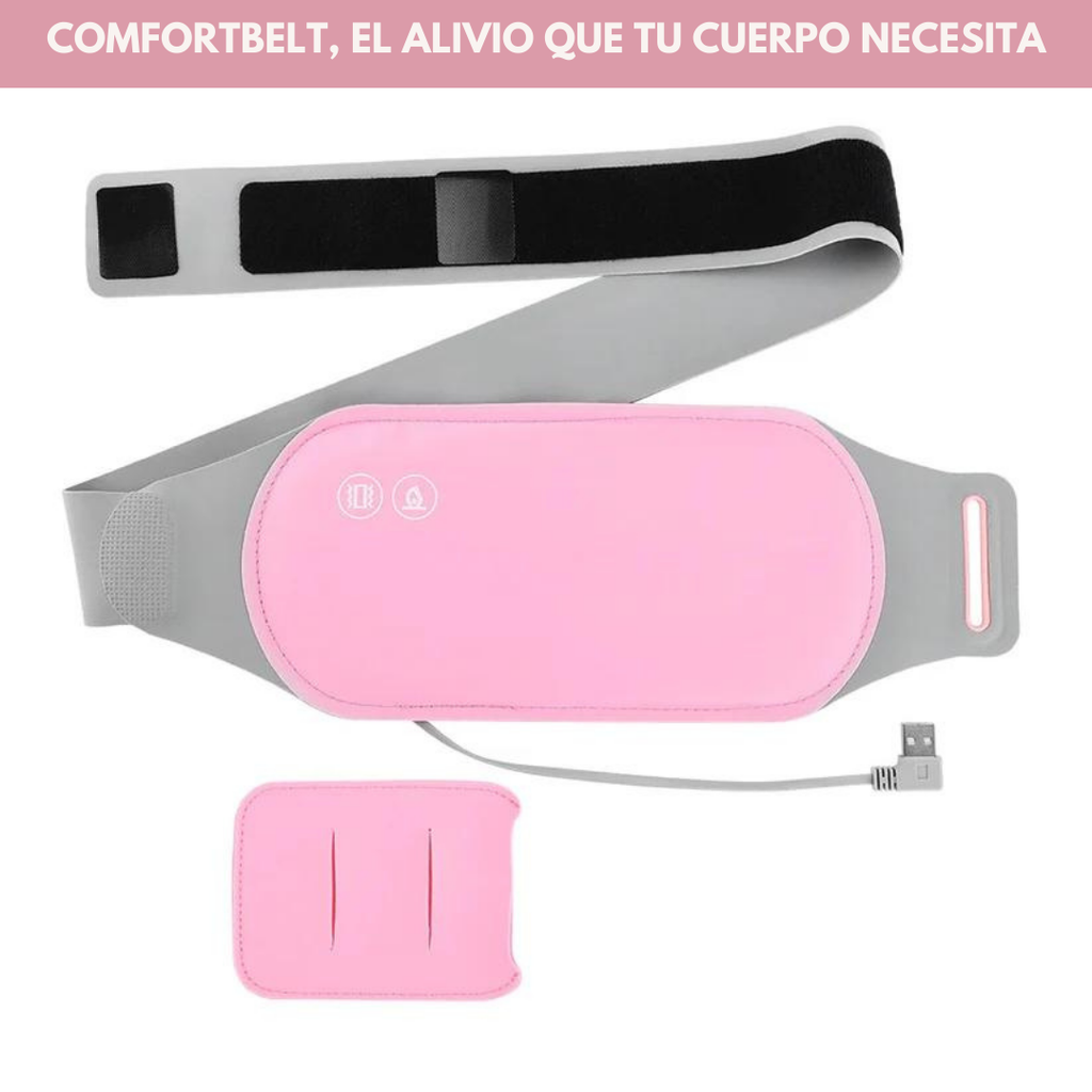 ComfortBelt™ | 😍 Banda térmica para cólicos 💟 | ¡No más días difíciles!
