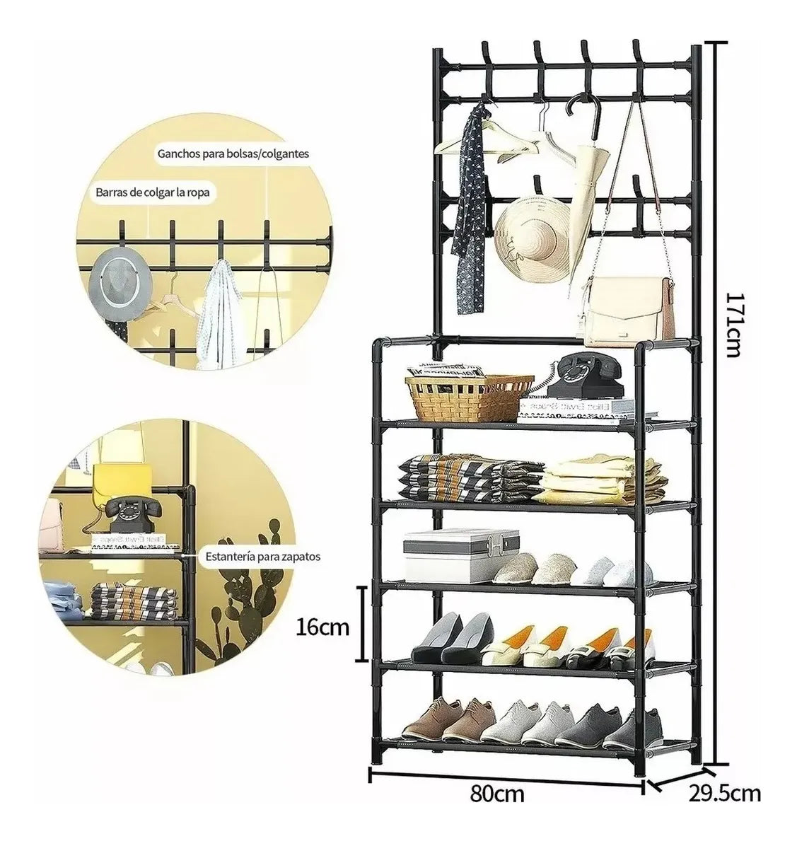 Organizador™ Zapatero Perchero multifuncional+ENVIO GRATIS🚛